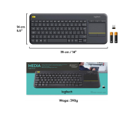 Klawiatura Logitech Media K400 plus black - 249334 - zdjęcie 13